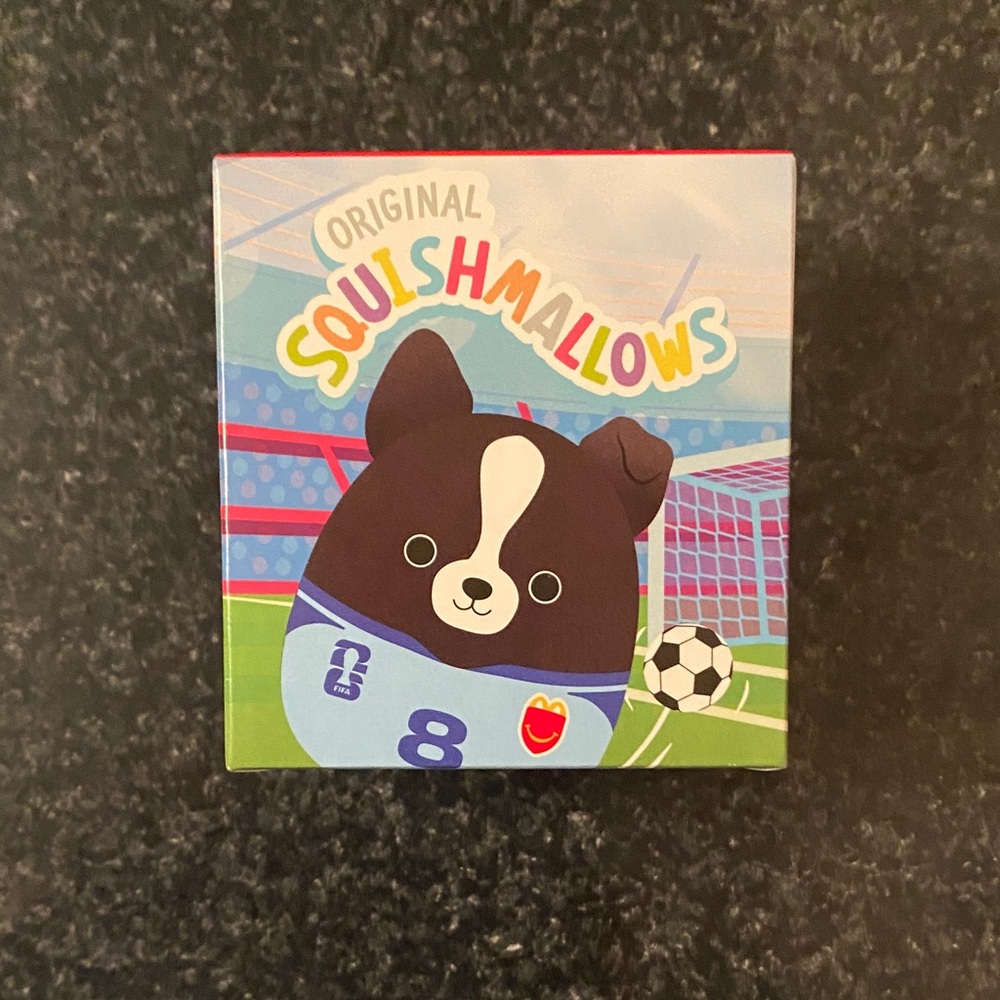 Fifa Original Squishmallows Monty #8 McDonald's Happy Meal Toy